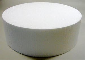 Golda's Kitchen Round Cake Dummy, 6 x 3 Inches