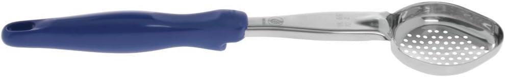 Jacob's Pride Heavy-Duty S/S Perforated 2 Oz Spoodle with Blue Handle
