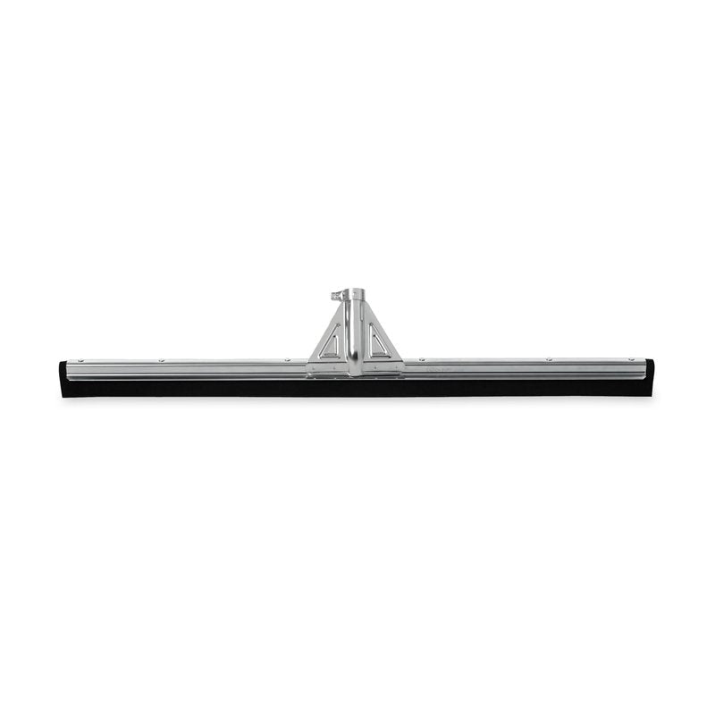 Rubbermaid Commercial Products Heavy-Duty Floor Dual Squeegee Black for Warehouses/Concrete/Car Garage/Basement Floor
