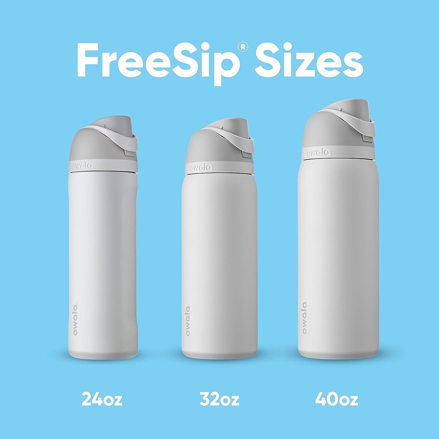 Owala FreeSip Insulated Stainless Steel Water Bottle - BPA-Free, 40 oz, Perfect for Sports & Travel