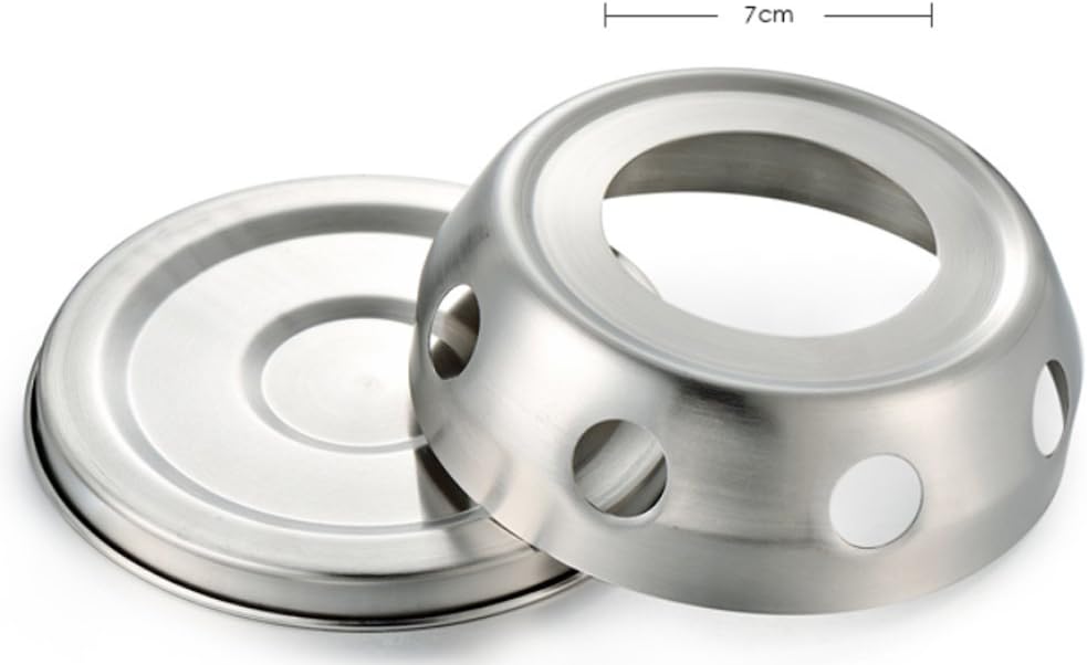 Round Base Stainless Steel Teapot Holder, Candle Heating Device Teapot Warmer Rack