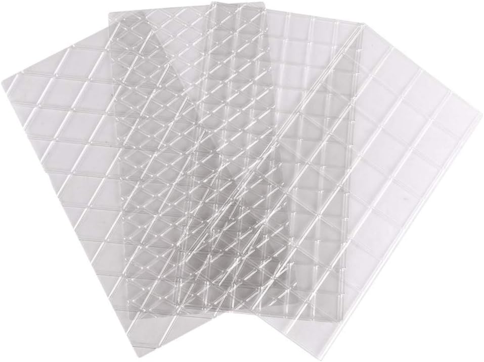 Cake Fondant Impression Mat Mold, Diamond Quilted Grid Texture Embossing Mat for Cupcake Wedding Cake Decoration