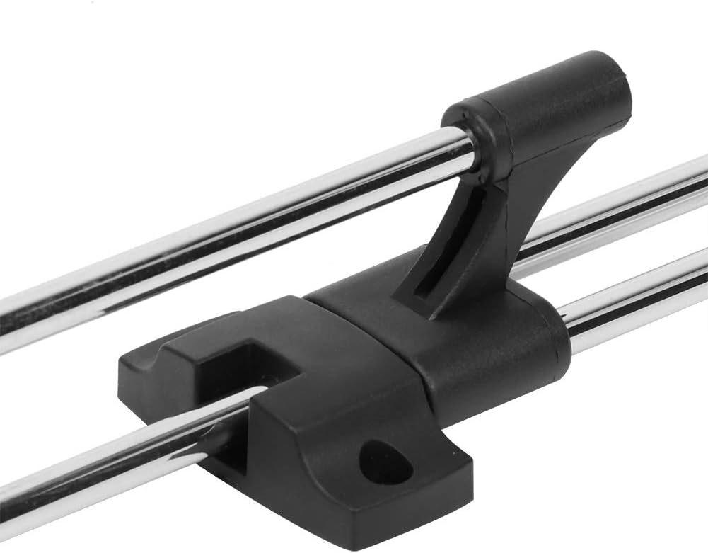 Stainless Steel Extendable Wardrobe Rail Tube, Adjustable Pull Out Closet Rod for Clothing Organizer