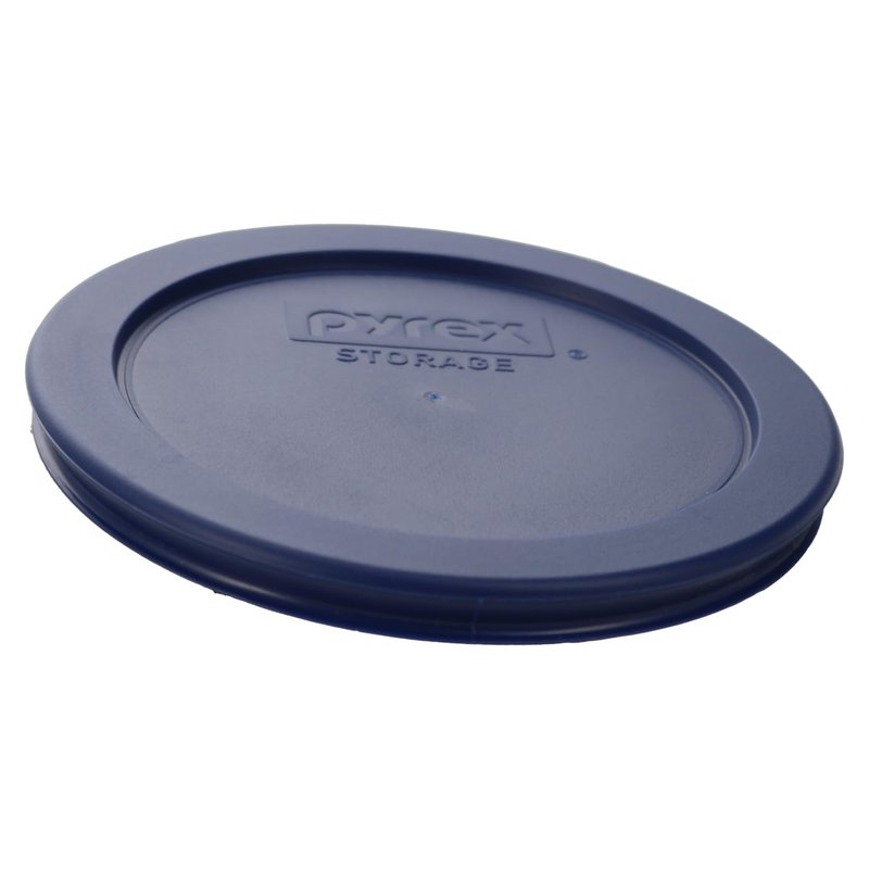 Pyrex 7200-PC 2 Cup Blue Food Storage Replacement Lid (6-Pack) - Made in USA