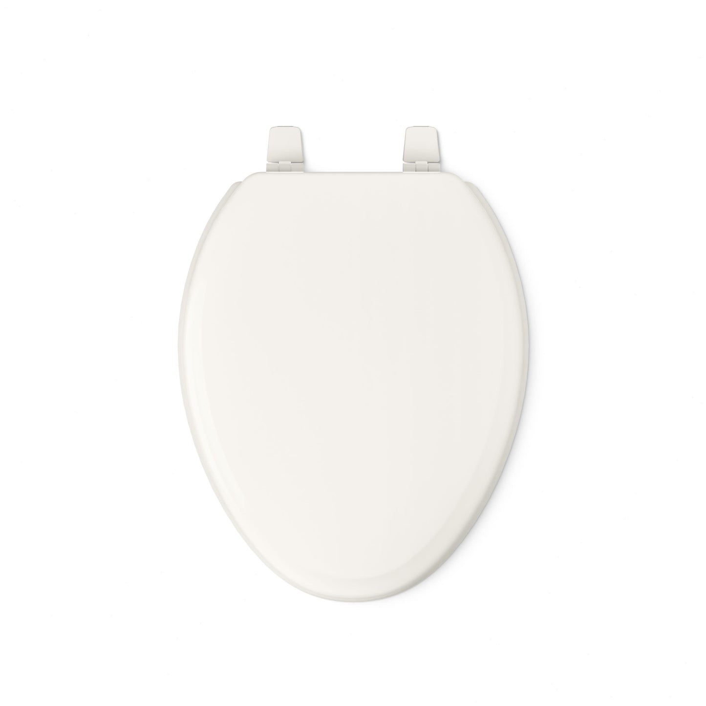 KOHLER 4694-96 Ridgewood Elongated Toilet Seat, Compression-Molded Wood, Color-Matched Plastic Hinges, Biscuit