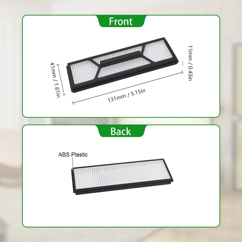 Neutop Hepa Filter Replacement Set, Compatible with eufy Robot Vacuum Omni S1 Pro/S1, Vacuum Cleaner Accessories Parts, 8-pack