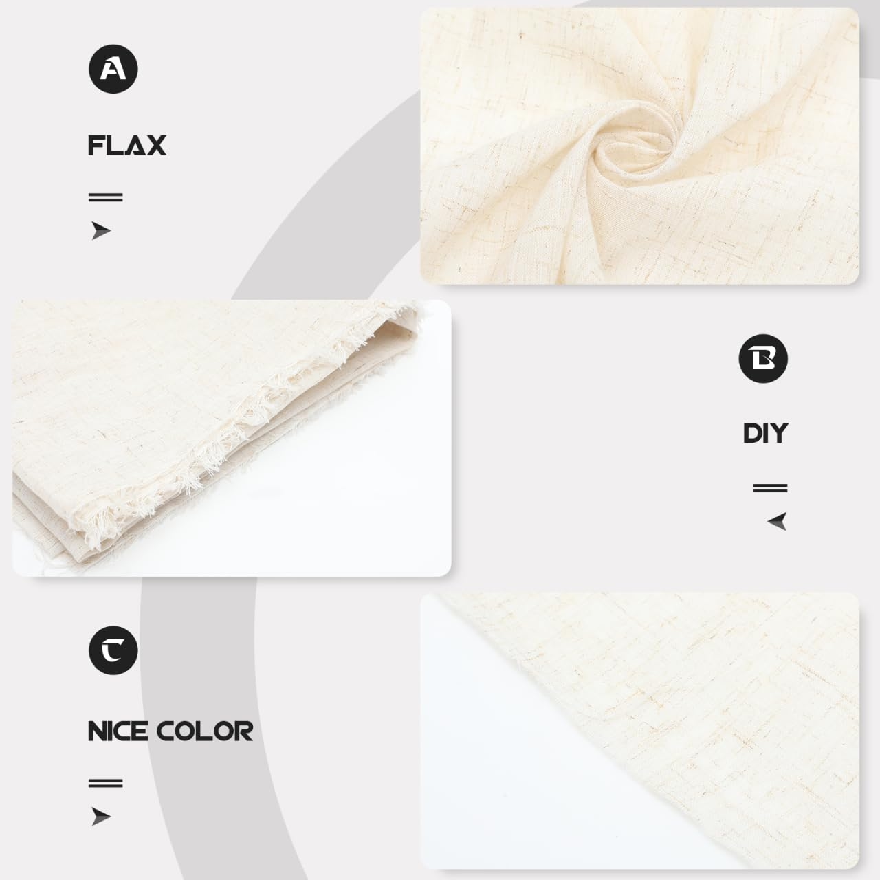 Mobestech Lampshade Material Roll Pre-Cut Flax Fabric Diy Lamp Cover Sheet for Table and Floor Lamps 62.20X39.37 Inches Light Shade Material for Home Decor Projects