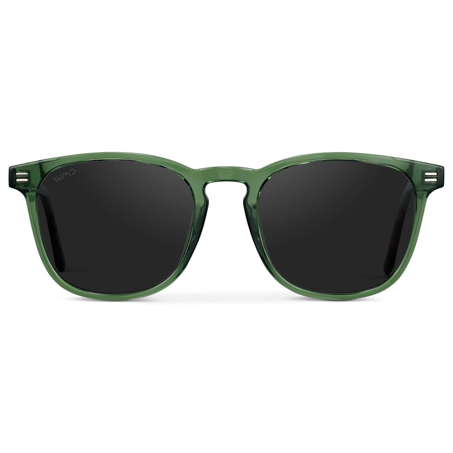 WMP Eyewear - Men's Polarized Modern Rounded Square Sunglasses