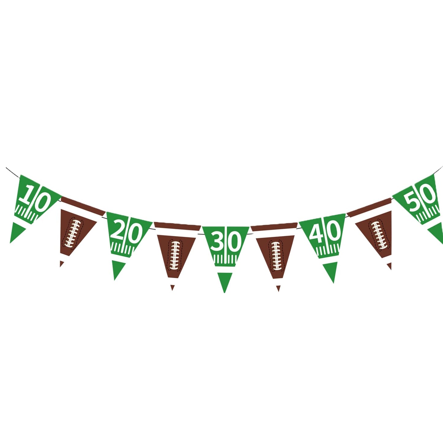 Football Party Decorations, Football Party Supplies Set Disposable Footballs Plates Tablecloth Napkins and Banner, Footballs Birthday Party Decorations