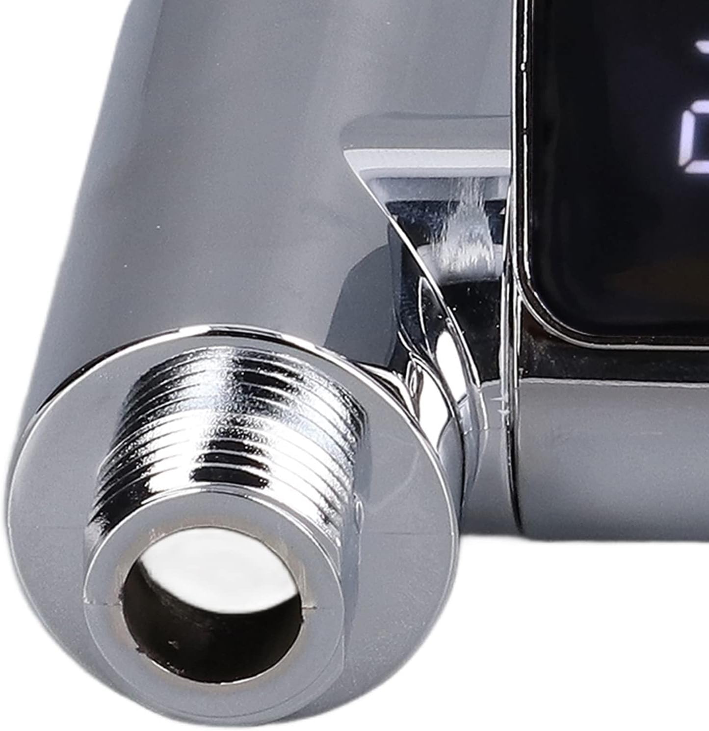 Fdit Instant-Read Shower Thermometer for Kids & Adults, G1/2 Faucet Thermometer with LED Digital Display for Home
