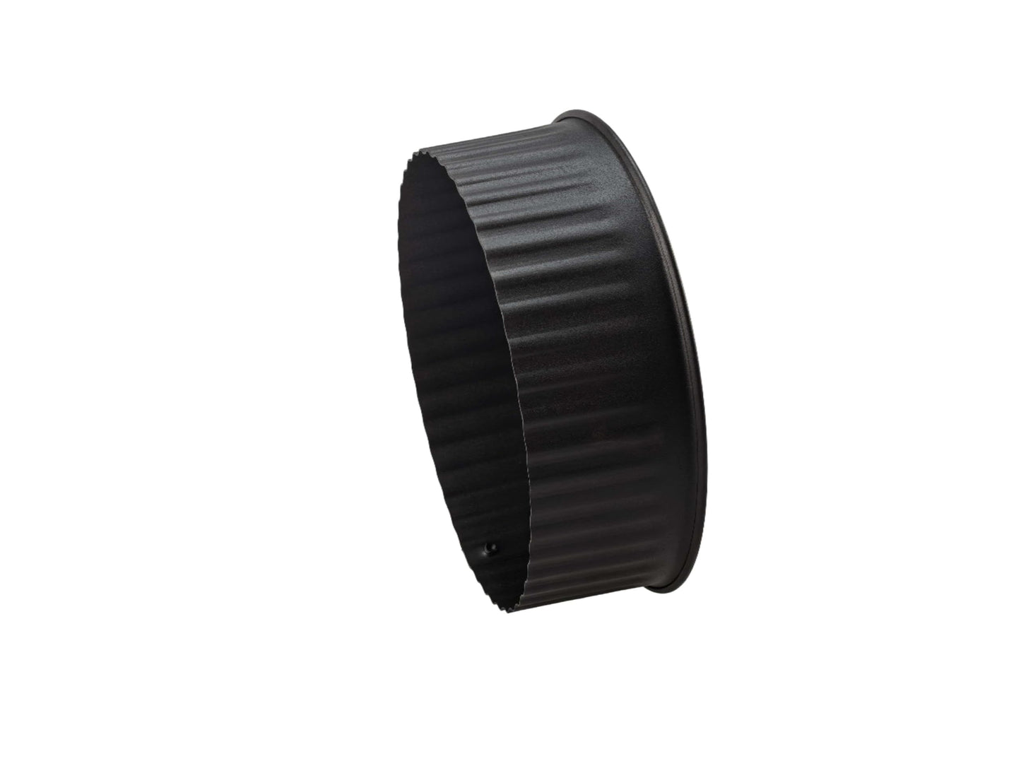 LKQI Replacement 6 in Black Stove Pipe Clean Out Tee Cap with Crimp 24 Gauge Fits Models:BM0151 6527618