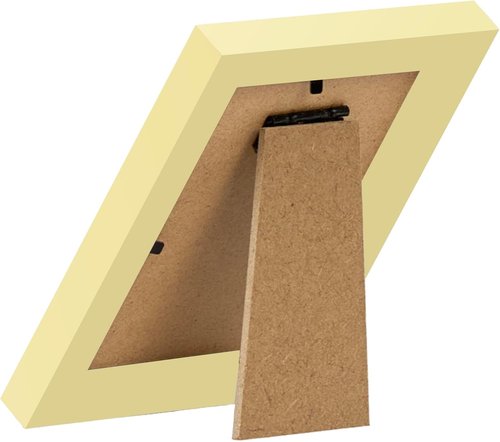 JCJMY Gold 3x4 Picture Frame - Versatile Wall or Tabletop Display with Shatter-Resistant Plexiglass