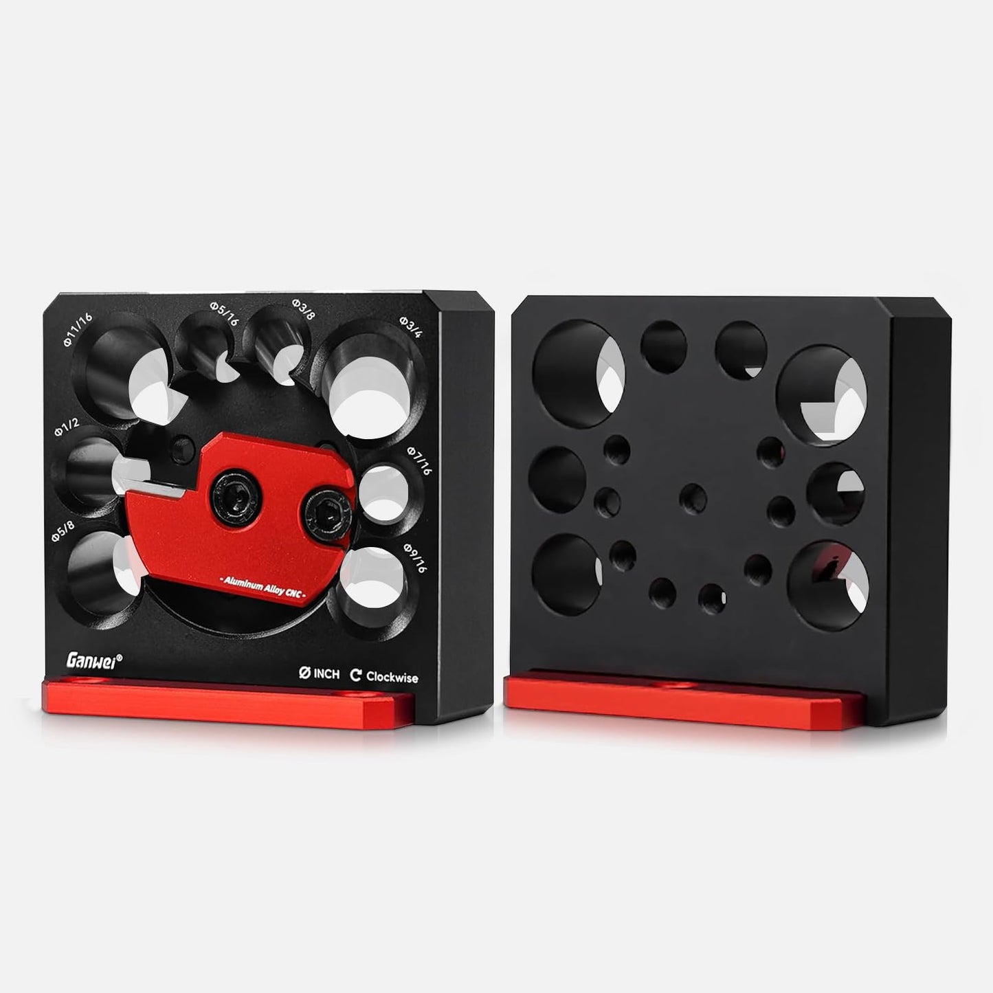 Dowel Maker Jig for Drill - 8 Size Adjustable Wood Dowel Cutter with Carbide Blade, Precision CNC Machined Aluminum Alloy Jig Tool for Woodworking, Fit 3/8" Drill (5/16''-3/4'' Inch & 8-20mm)