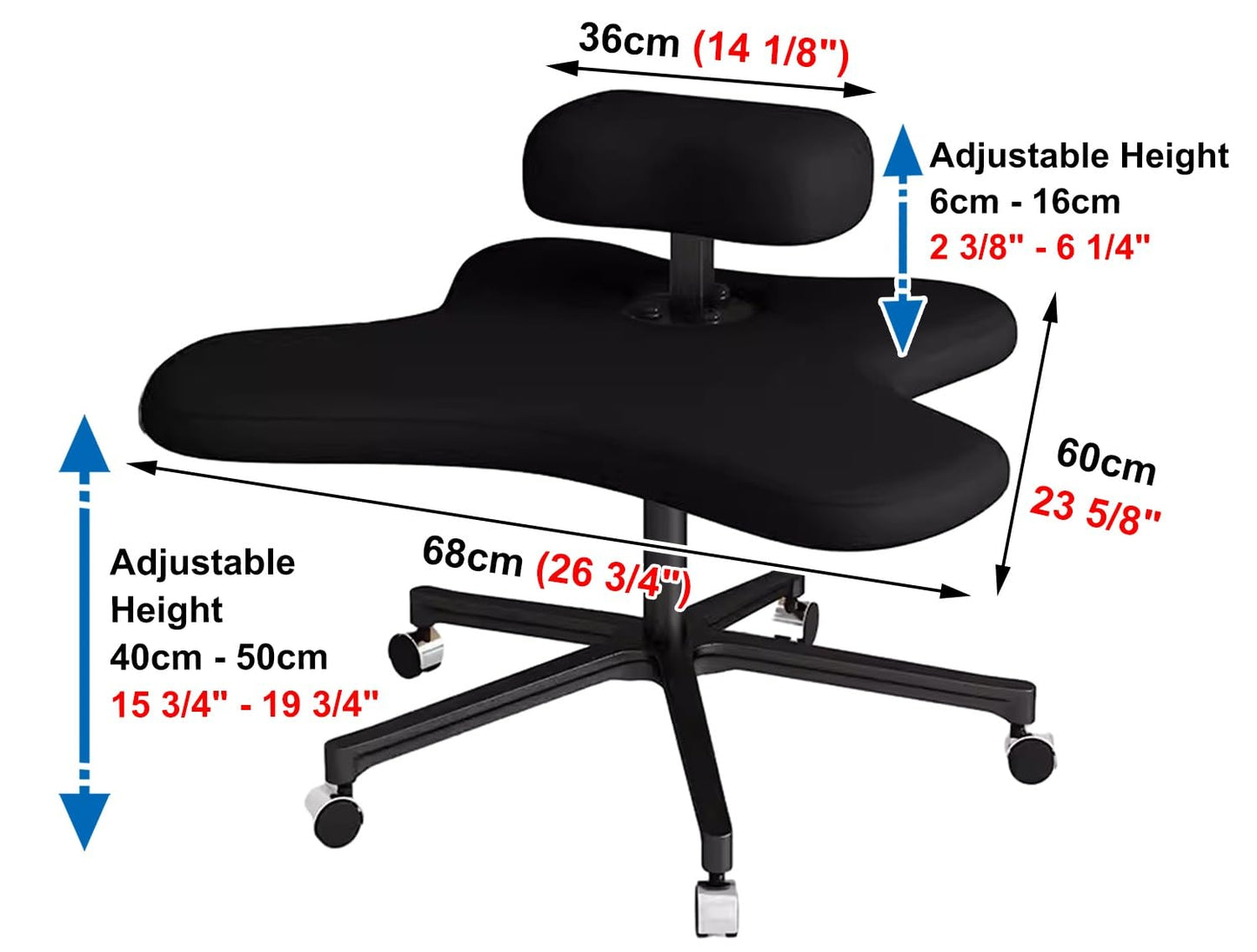 Cross Kneeling Meditation Chair,Kneeling Ergonomic Chair Cross Legged Office Chair Active Office Chair for Sitting in Different Positions, Ergonomic Cross Leg Knee Chair for Yoga Lovers, HEI