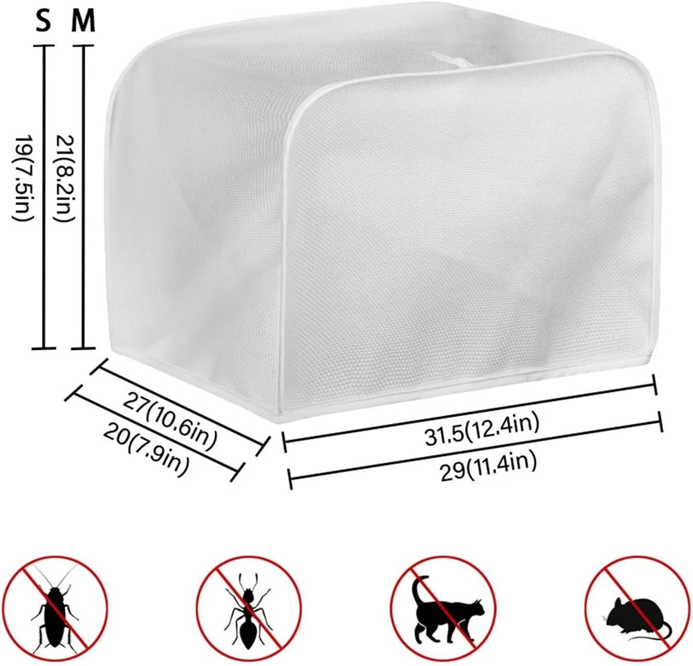 Upetstory Hummingbird Blender Cover - Kitchen Appliance Cover for Toaster, Bread Maker, Stand Mixer