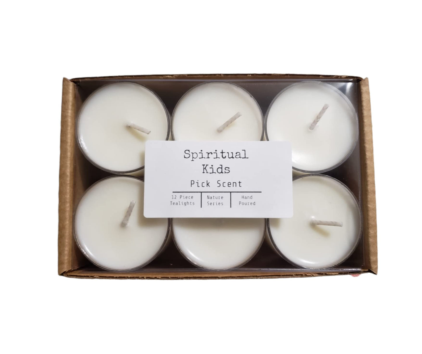 12 Count Soy Tealights CHOOSE SCENT Hand Poured with All Natural Soy Wax and Fragrant/Essential Oils! (Basil, Sage & Mint)