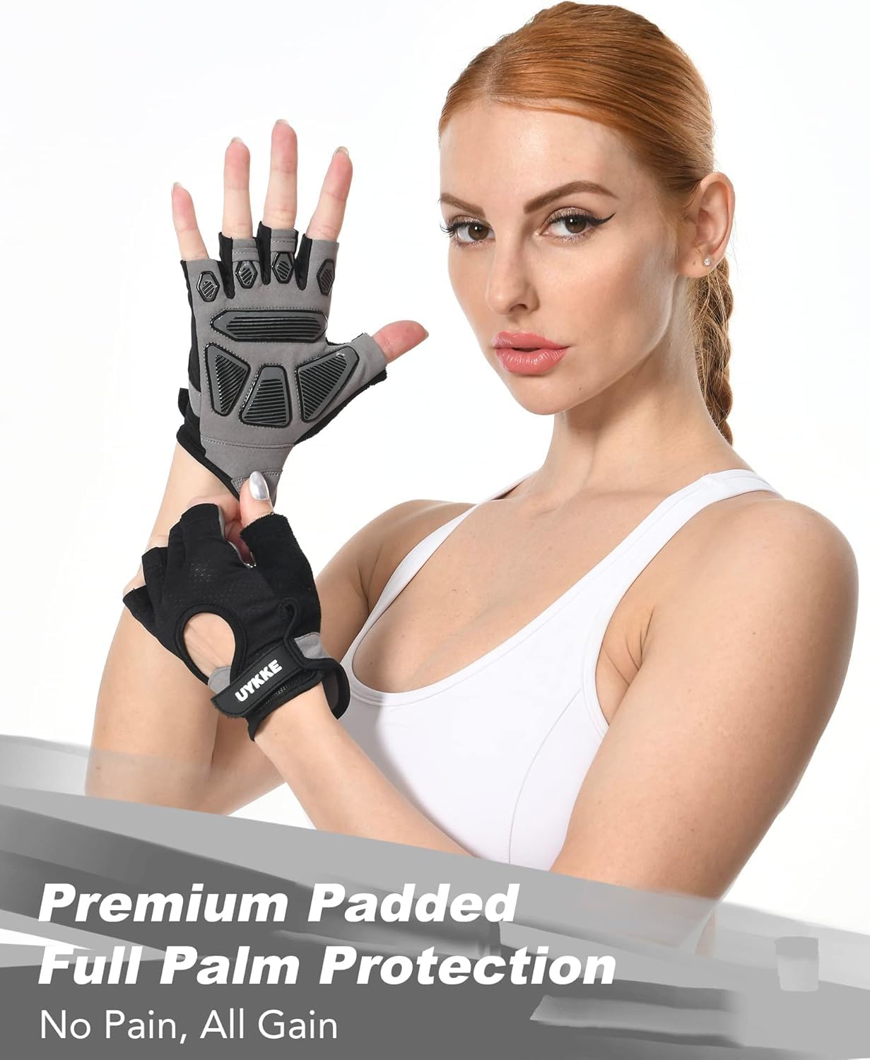 UYKKE 10mil Nitrile Gloves Thick,Industrial Disposable Gloves with Diamond Textured,Heavy Duty Mechanic Gloves,Latex Free (100, Large)