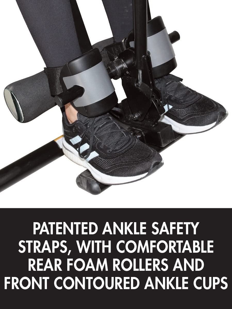 Health Gear - ITM 4.1 - Adjustable Heat & Massage Inversion Table - Heavy Duty up to 300 lbs., Black