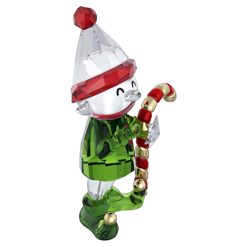 Swarovski Holiday Cheers Dulcis Elf and Candy Cane