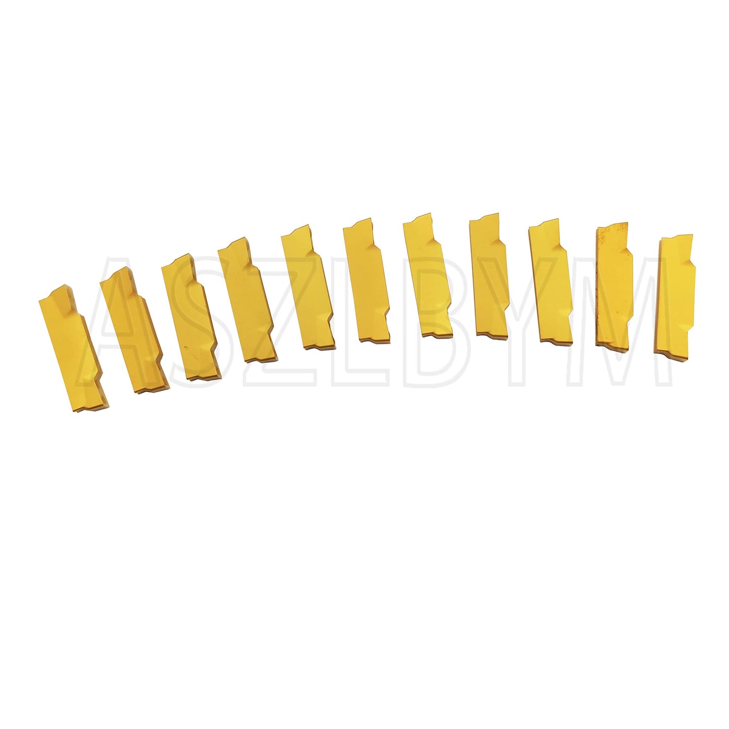 ASZLBYM Lathe Grooving Tool Holder Grooving Cut-Off Tool Holder MGEHR1616-3 With 11pcs MGMN300-M Indexable Carbide Grooving Inserts