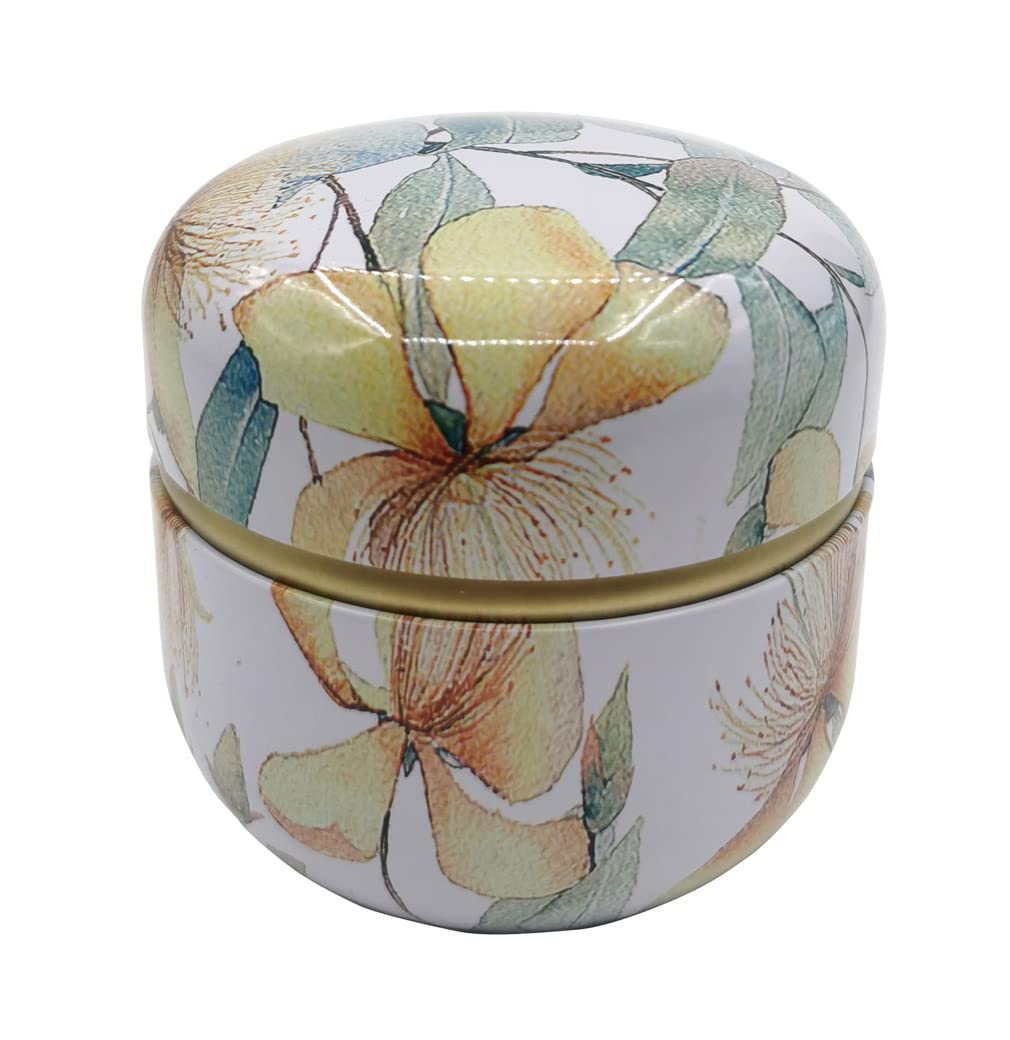 GMXZX 12-Pack Empty Tea Tin Can Candle Containers Loose Tea Tin Box With Lid Sealed Jar Scented Tea Storage Metal Coffee Candy Cans Gift Storage Jewelry Boxes Round Can