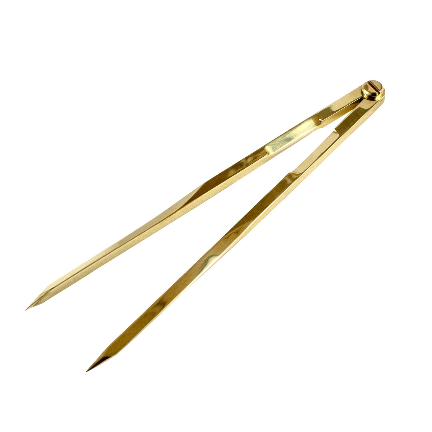 Calyron Navigation Straight Pattern Artist Solid Brass Divider Drawing Tool Professional 7” Long Marine Compass with Handmade Leather case for Training Purposes