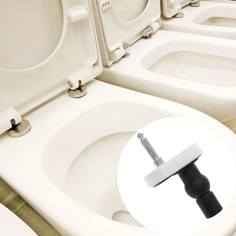Xhziy American Standard Toilet Seat Parts Toilet Seat Fixing Screws Toilet Seat Hinges Replacement Parts Kit Toilet Seat Hinges For Toilet Seat Repair 2Sets