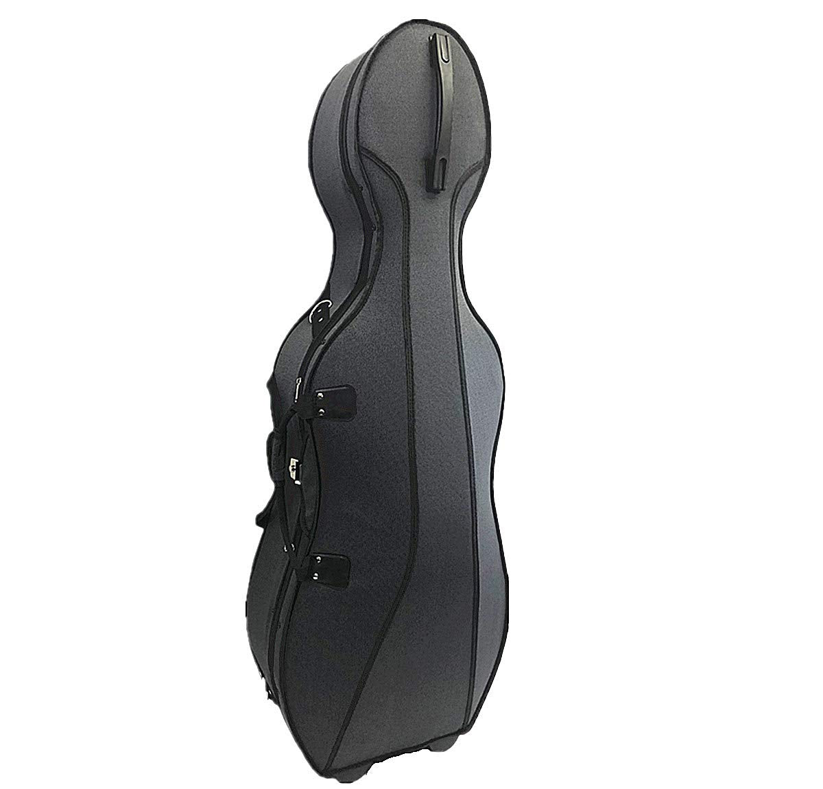 New 4/4 Gray Color Cello Foamed Case with Two Wheels/Extra one Rosin…