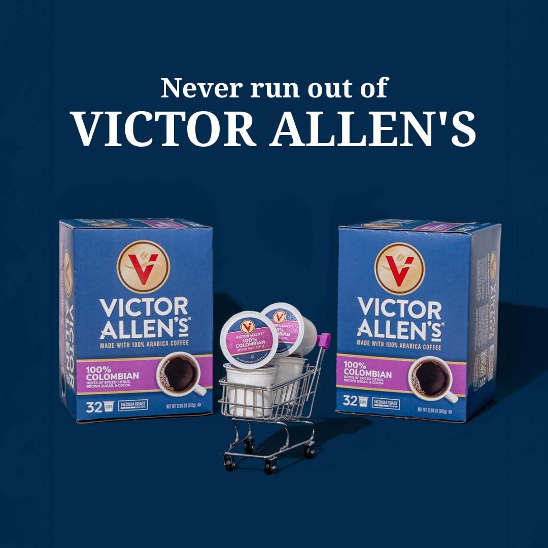 Victor Allen's Coffee French Roast - Dark Roast Single Serve Pods | 200 Count for Keurig K-Cup Brewers