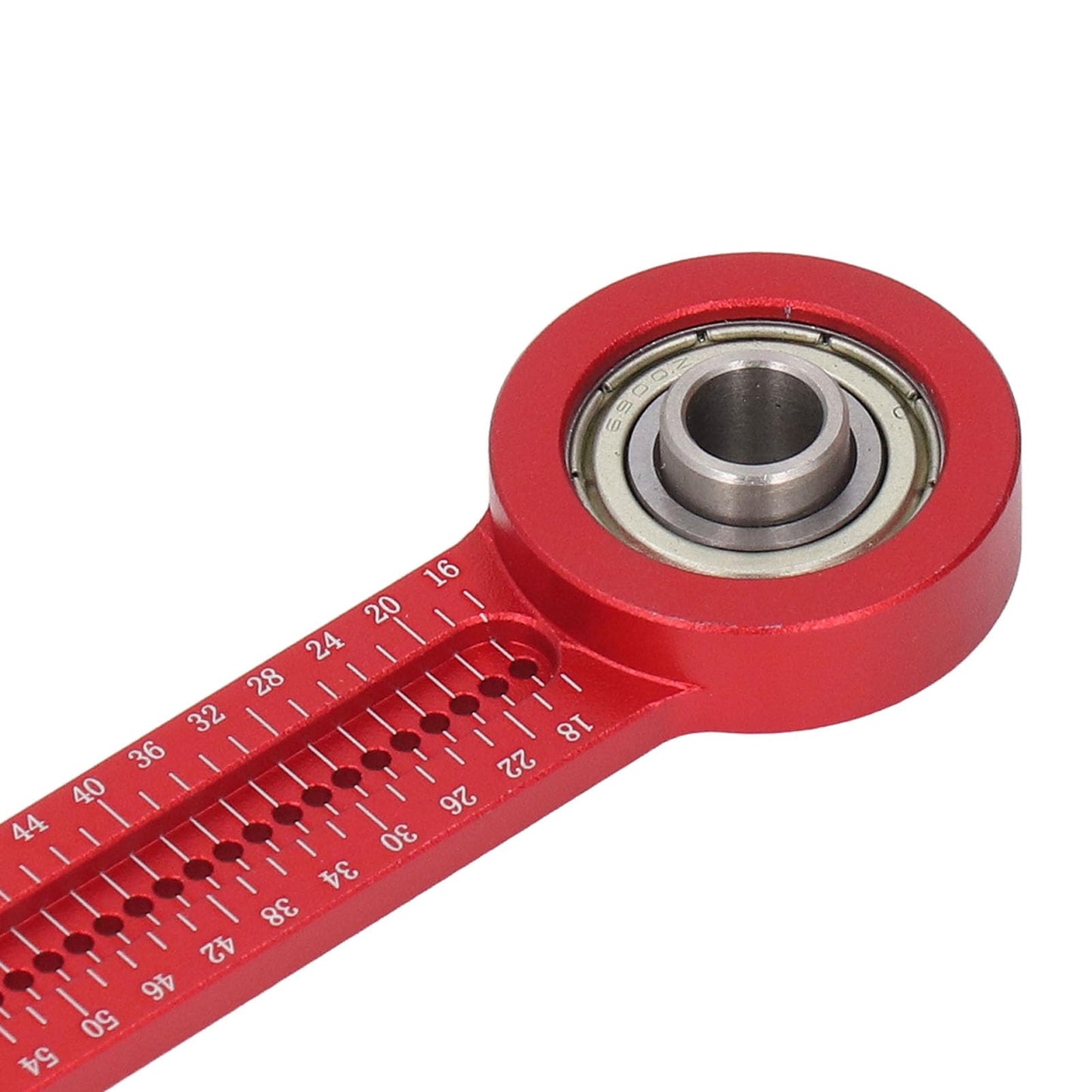 YWBL-WH Woodworking Compass Scriber, 360 Degree Rotating Circular Drawing Tool, Aluminum Alloy, Carpenter Gauge