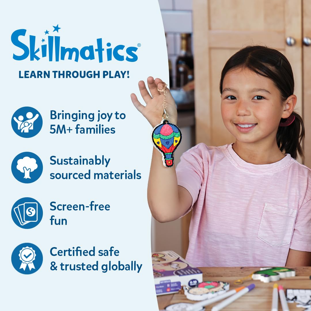 Skillmatics Life Science Construction Paper for Kids - 60 Double-Sided Printed Sheets (9x12), Patterned Craft Paper for Art Projects, Science Activities, DIY Crafts, Scrapbooking & School Supplies