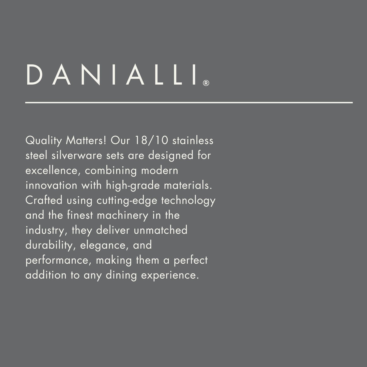 DANIALLI Hammered Silverware Set | Premium 18/10 Stainless Steel Flatware Service for 12 | Heavy-Duty & Dishwasher Safe | Built to Last (60-Piece, Fidenza Hammered)