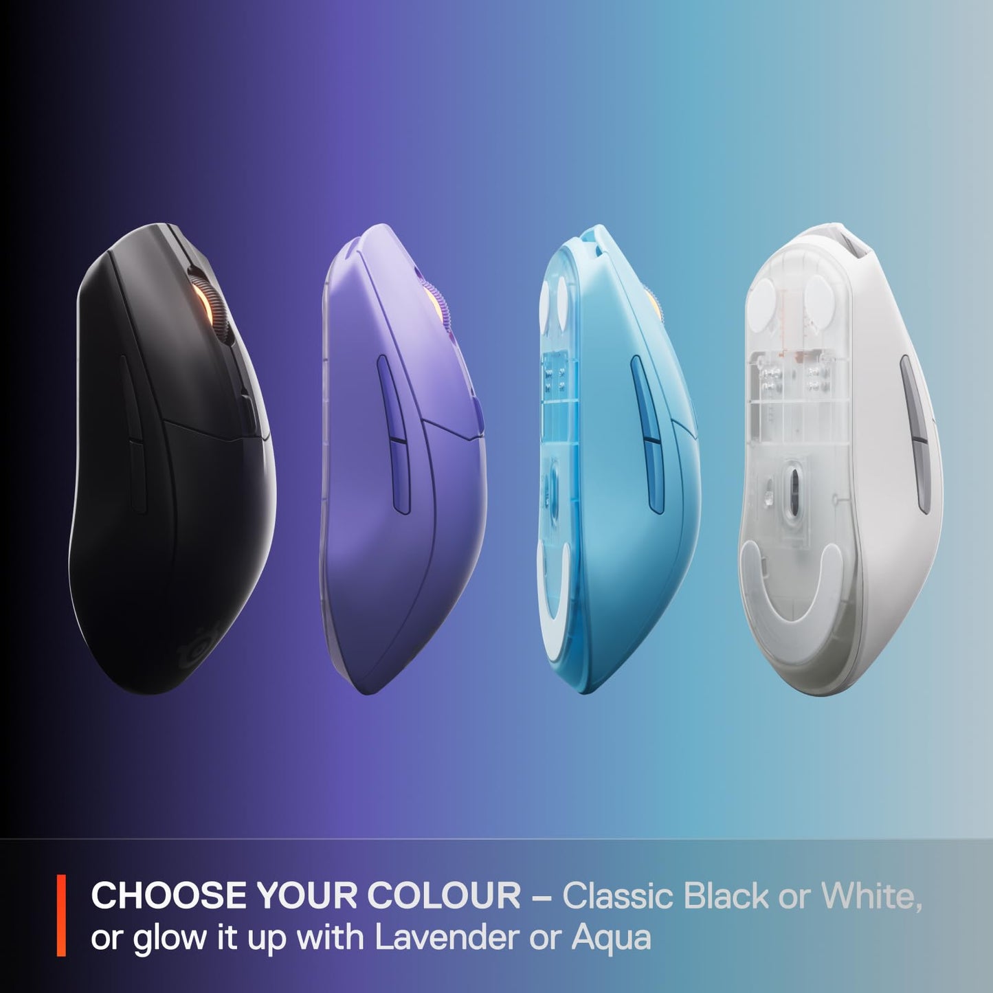 SteelSeries Rival 3 Wireless Gen 2 Gaming Mouse — 2.4GHz and Bluetooth — 18000 DPI TrueMove Air Optical Sensor — 60 Million Click Durability — Light-Weight — 100% PTFE Feet — Black