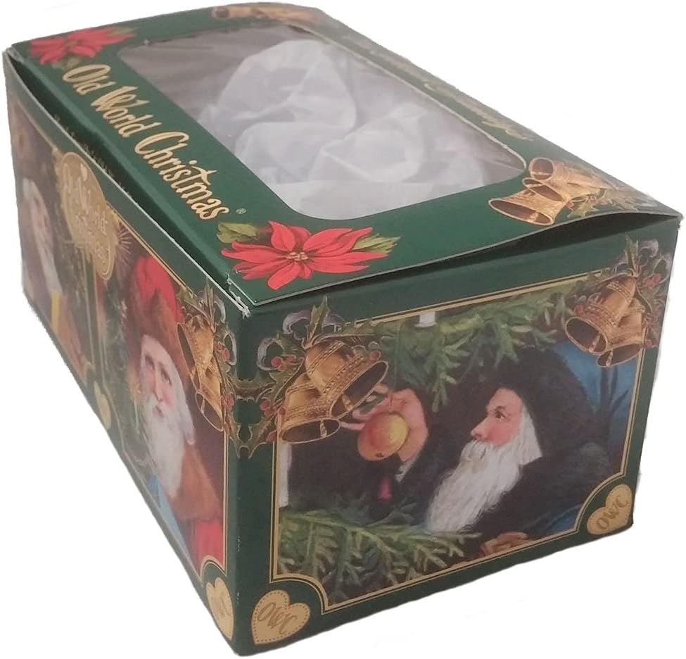 Old World Christmas 2021 First Christmas Heart Glass Blown Ornaments for Christmas Tree