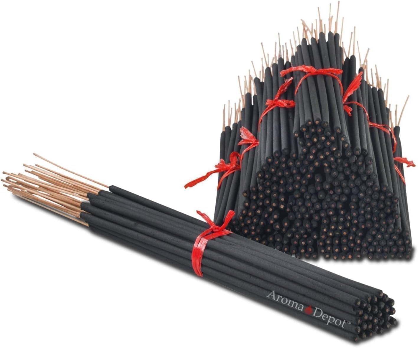 Aroma Depot 19'' Pink Sugar Incense Sticks, Approx 27 to 30 Sticks Per Bundle, Each Burns 3 to 4 Hours