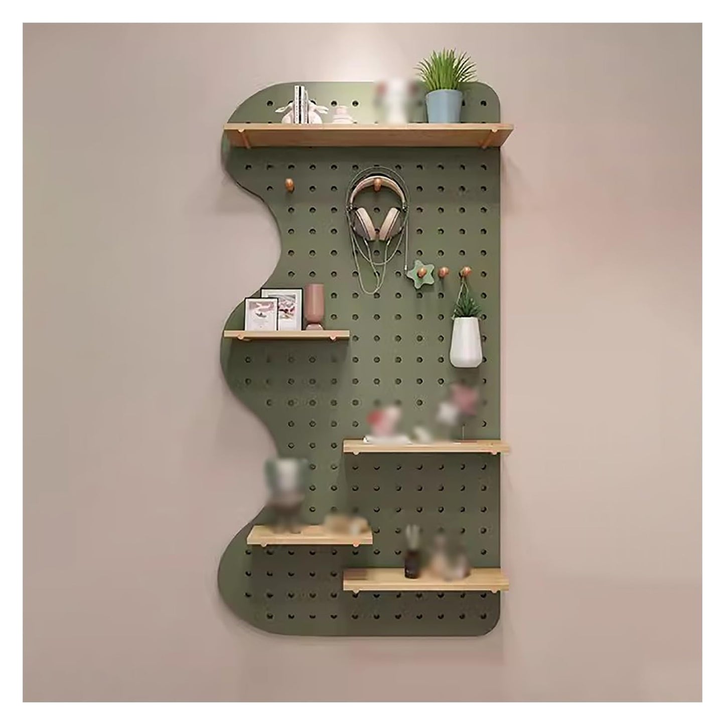 Grid Display Rack Grid Panel for Retail Display Floor Standing Flat Panel Display Stand,Pegboard Panels,Pegboard Wall Organizer,Pegboard Shelf Pegboard Panels Kit,Wooden Peg Boards,Peg Board