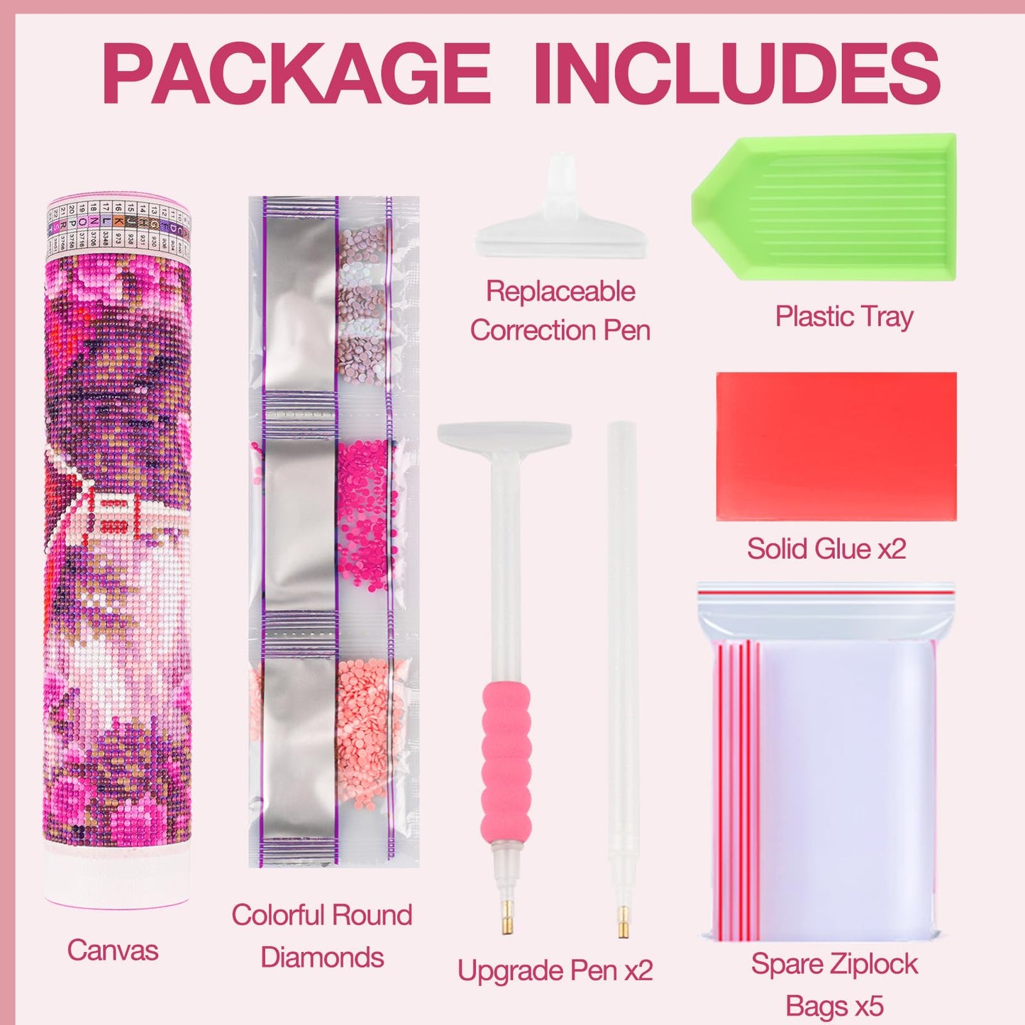 MEIYUDA Flowers Diamond Painting Kits for Adults, 5D Peony Diamond Art Kits for Adult Beginners, Flowers DIY Full Diamond Art Painting Kit for Home Wall Decor Gift 12x16inch
