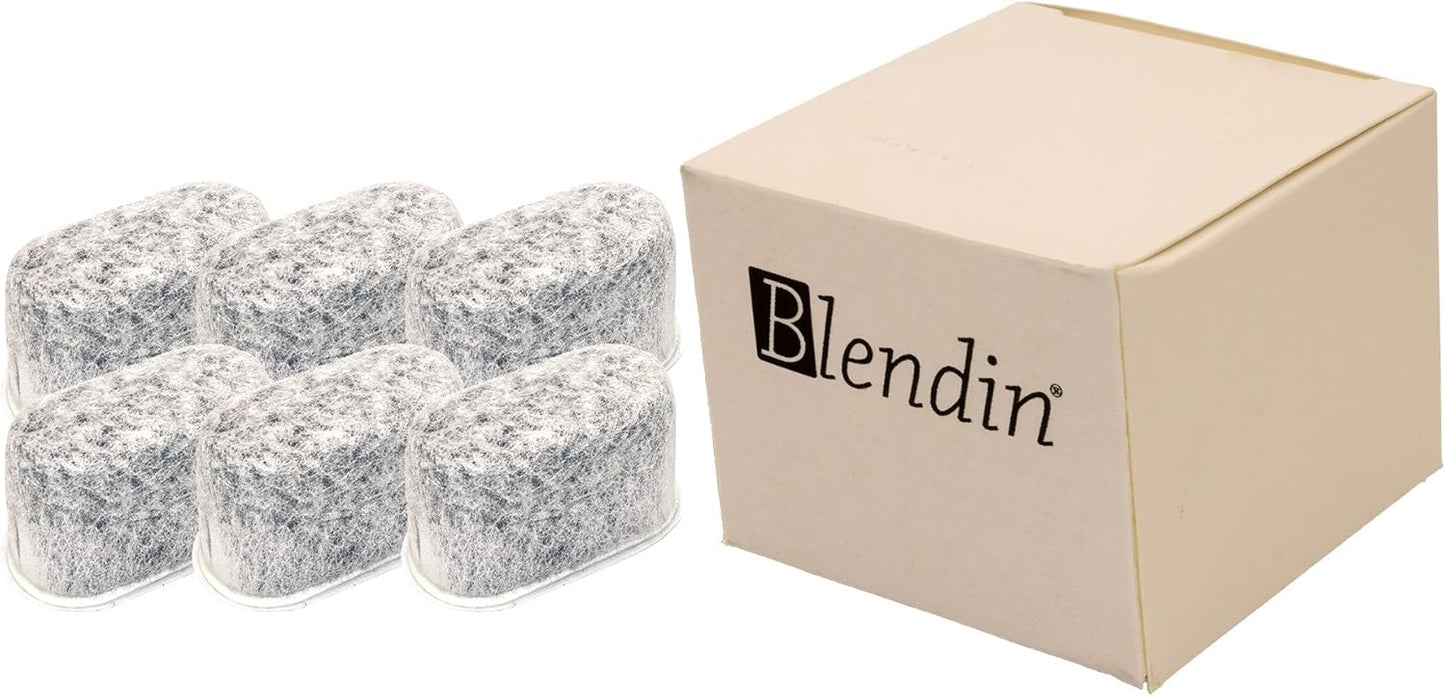 Blendin Charcoal Water Filter, Compatible with Sears Kenmore Coffeemakers, 367101 (6 Pack)