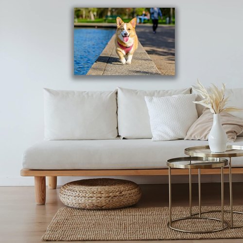 Custom Canvas Prints - Personalized Wall Art for Pet & Family Photos | Perfect Gifts for Mom & Dad (24''W x 36''L)