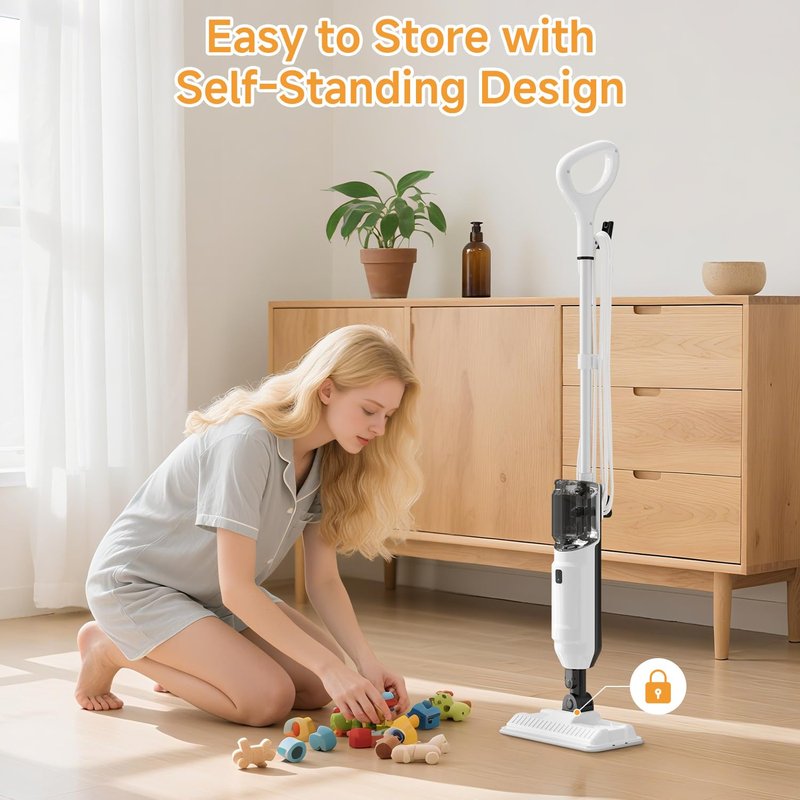 Steam Mop, Multi-Purpose Steam Cleaner for Home Steamer for Floor Cleaning, Floor Steamer Cleaner for Deep Cleaning with Handheld Steamer Mops Accessories, Pet Steam Mop Cleaner for Hardwood, Tile