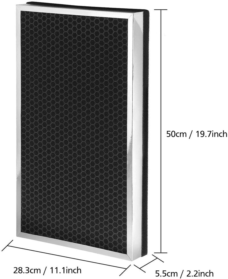 112 Replacement Filter for MA Series 112 V2.0 Air Purifier for Pollen, Wildfire Smoke, 3-in-1 HEPA Activated Carbon Filter, 2 Set