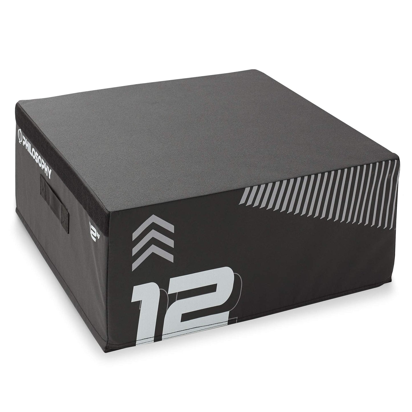 Philosophy Gym 12" Soft Foam Plyometric Box - Jumping Plyo Box for Training and Conditioning