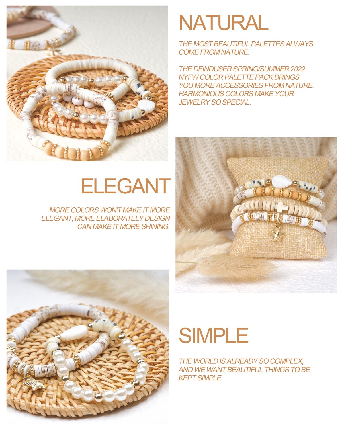 Deinduser Bracelet Making Kit, 7200pcs Clay Beads, 24 Colors 2 Boxes Beads for Bracelets, Clay Bead Bracelet Making kit with Letters, Numbers, Spacers, Ideal Gifts for Holidays
