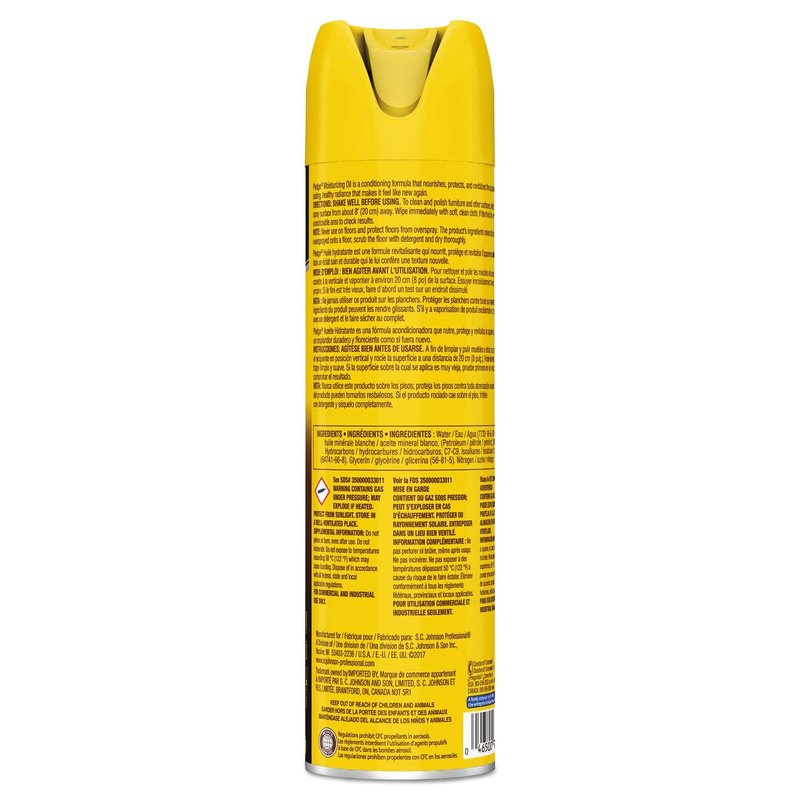 SC Johnson Pledge Furniture Polish, Revive Moisturizing Oil, 14.2 oz Can, Pack of 1