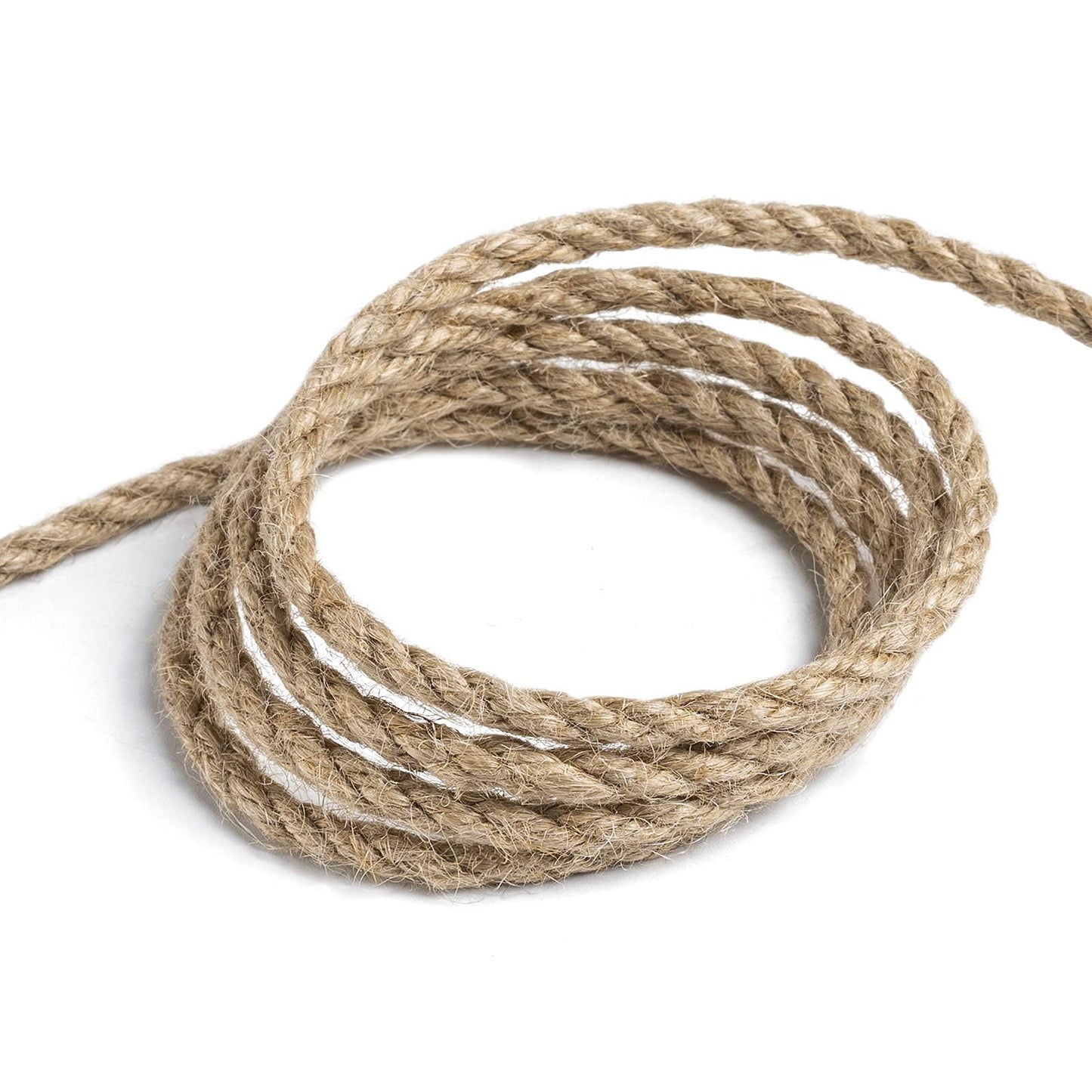 Zakous 5mm Jute Twine, Large Roll of Natural Jute Rope 328 Feet, Heavy Duty and Thick Twine Hemp Rope for DIY Arts Crafts, Gardening, Bundling,Home Decorating, Cat Scratching Post
