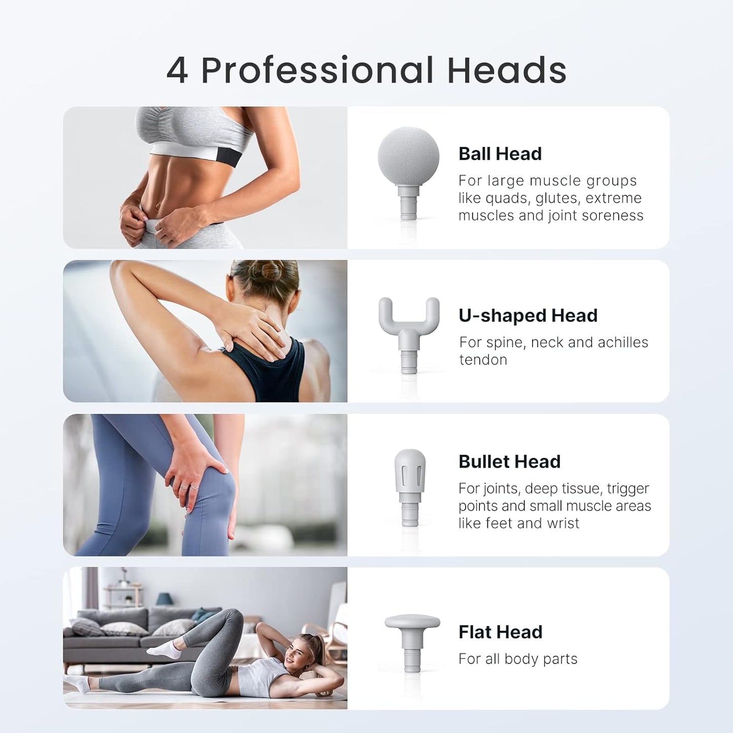 RENPHO Mini Massage Gun with Heat, Portable Percussion Handheld Muscle Massager, Compact Size for On-The-Go, Gifts for Men and Women