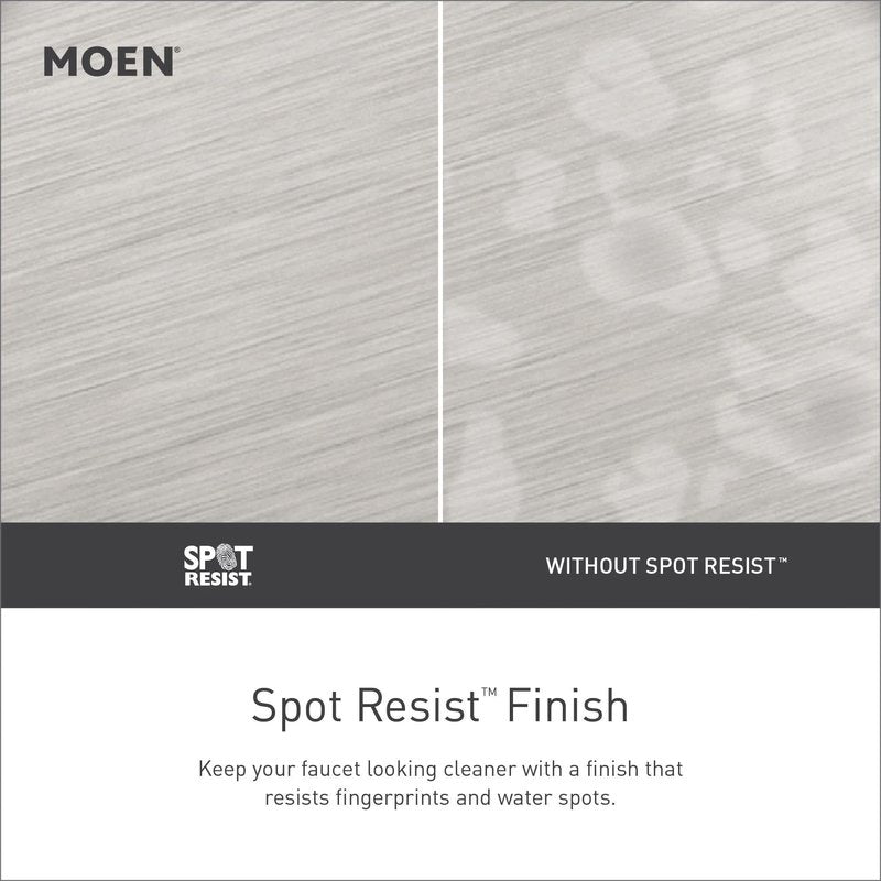 Moen Brushed Nickel Hydro Energetix Eight-Function Showerhead with Standard 5" Diameter Spray Head, 200W0SRN