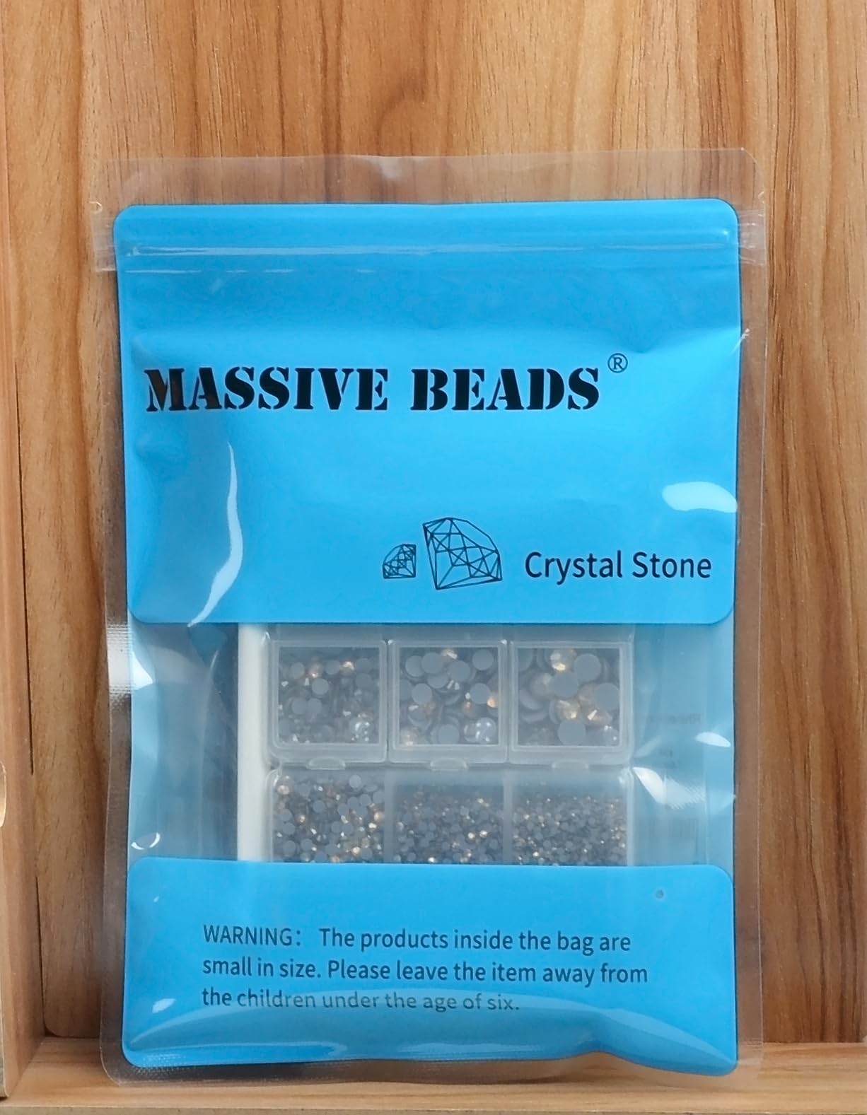 10000Pcs 2-Boxes Mixed Size Hot Fix Round Crystals Gems Glass Stones Hotfix Flat Back Rhinestones with Tweezers and Picking Pencil (Aquamarine)