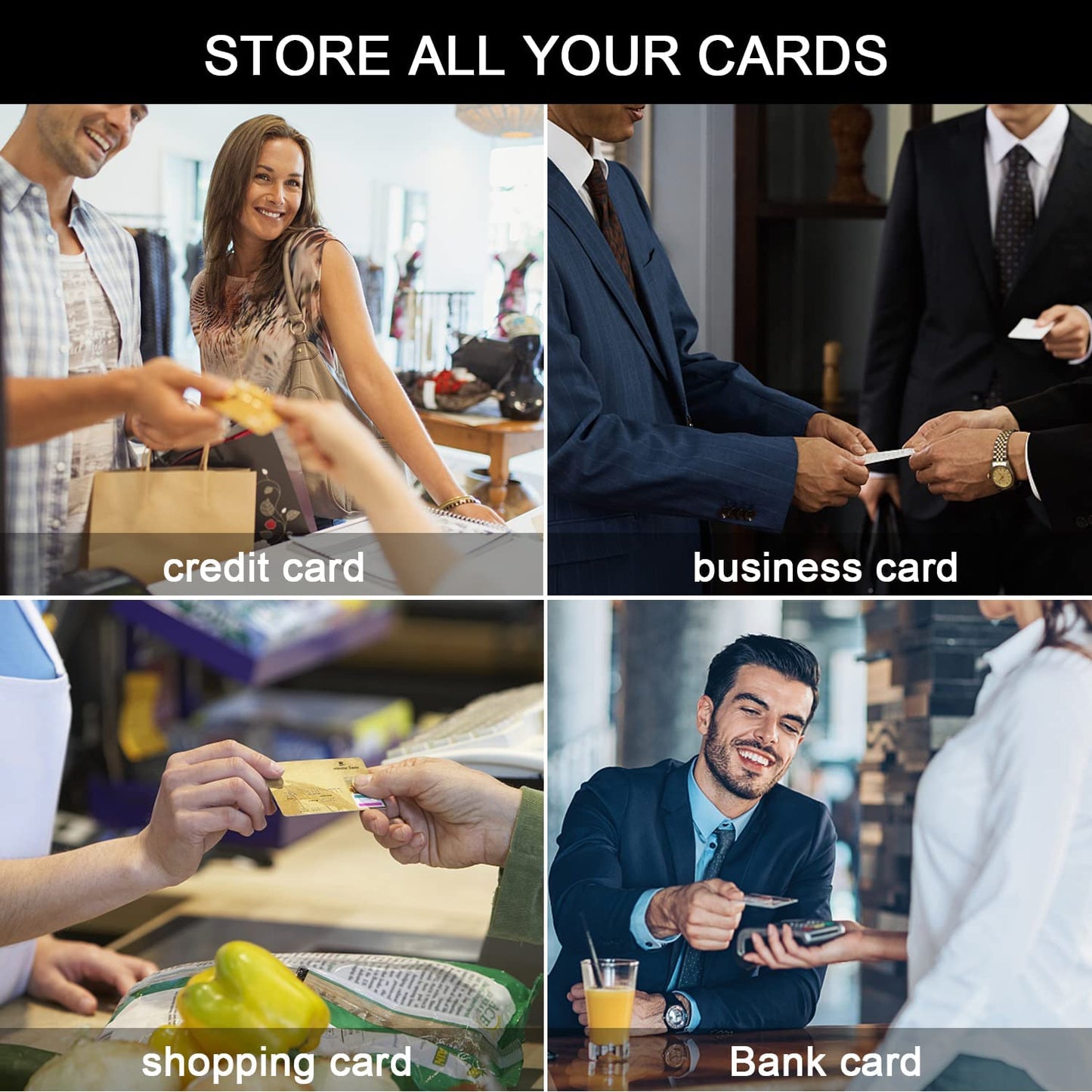 Business Card Organizer Business Card Holder Book, Portable Credit Card Organizer, Managing All Card Holder Notebook, Card Holder Manage and Remind Important Matters of Card, Capacity: 58 Crads