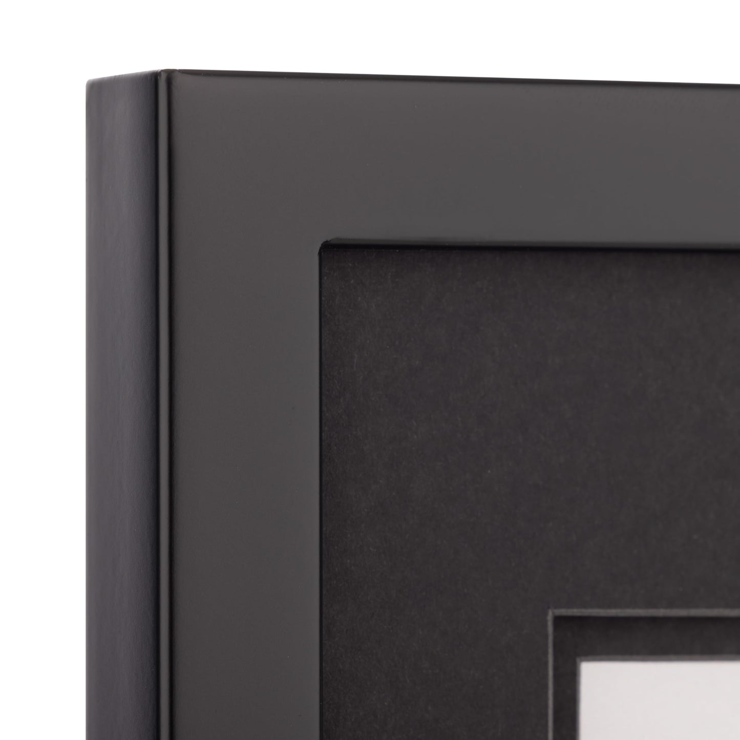 Gallery Solutions - Black Wood Wall Frame 11"x14" - Premium Quality - Rectangular Wall Mount - Classic Design for 8"x10" Photos - Ready-to-Hang - Enhance Your Home or Office Décor with this Elegant Frame - Ideal for Showcasing Memories